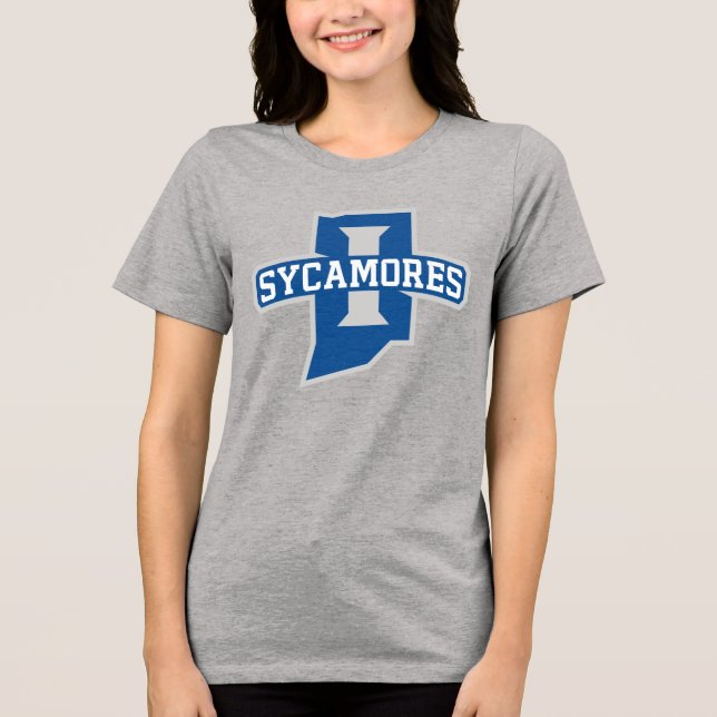 T-shirt En Tri-matière Université d'État d'Indiana Sycamores (Recto)