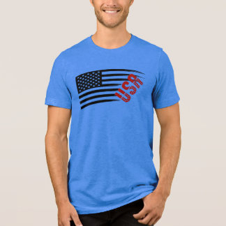 T-shirt En Tri-matière USA, America Flag