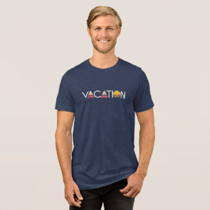 T-shirt En Tri-matière Vacances Sunrise Design Typographie audacieuse ave
