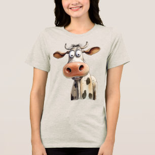 T-shirt En Tri-matière Vache fantaisiste