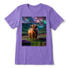 Vache Highland Under The Stars