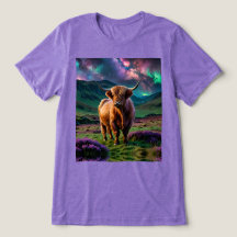Vache Highland Under The Stars