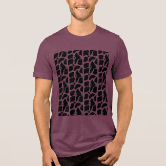 T-shirt En Tri-matière Vagues Abstraites de sérénité