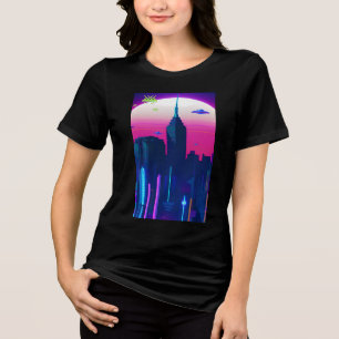T-shirt En Tri-matière Vagues nocturnes et Vapor Daze