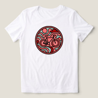 T-shirt En Tri-matière Vélo rétro - Aventure en plein air | BKANC SEULEME