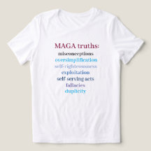 vérités MAGA message anti-MAGA