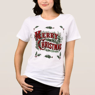 T-shirt En Tri-matière Vert 1876 Joyeux Noël