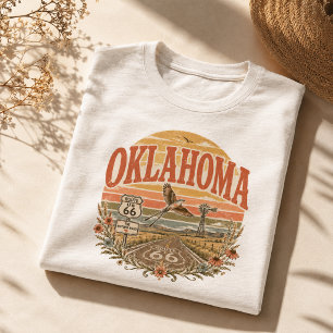 T-shirt En Tri-matière Vêtements Vintage Rétro Mother Road Heartland