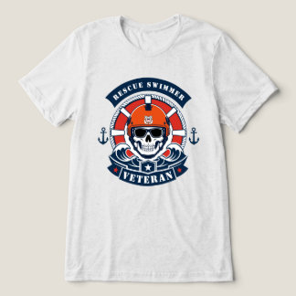 T-shirt En Tri-matière Vétéran Nageur de Sauvetage