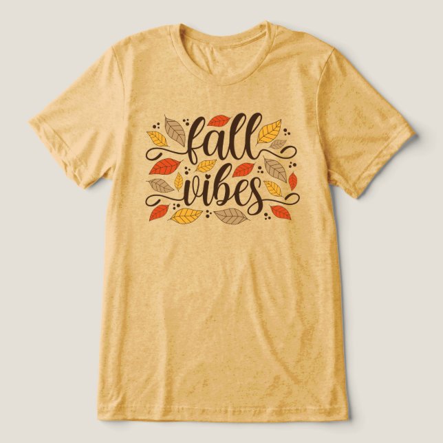 T-shirt En Tri-matière Vibes d'automne (Design Recto)