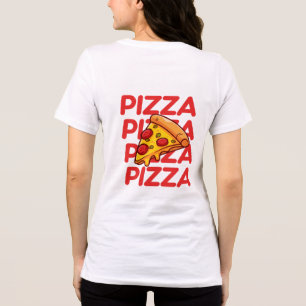 T-shirt En Tri-matière Vibes de découpe uniquement Amusant Pizza Lover