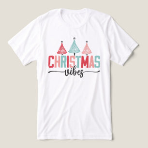 T-shirt En Tri-matière Vibes de Noël - Festive Tree Design