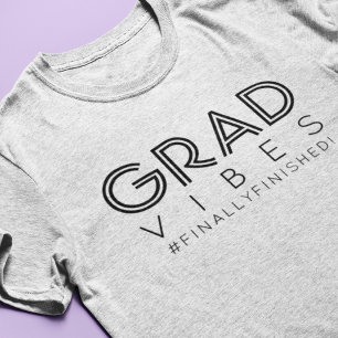 T-shirt En Tri-matière Vibes de remise de diplômes modernes et minimalist