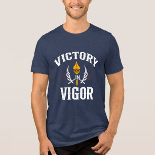 T-shirt En Tri-matière Victoire dans le guerrier vigoureux Skull 