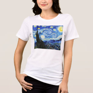 T-shirt En Tri-matière Vincent Van Gogh, La nuit étoilée peinture