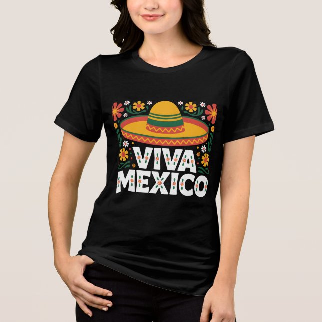 T-shirt En Tri-matière Viva Mexico (Recto)