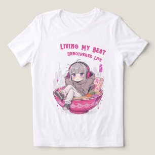 T-shirt En Tri-matière Vivre ma meilleure vie insouciante