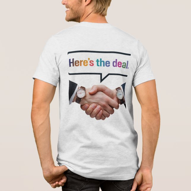 T-shirt En Tri-matière Voici l'accord (Verso)