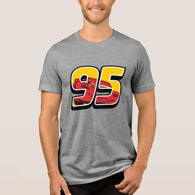 T-shirt En Tri-matière Voitures 3 | Lightning McQueen Go 95 (Recto)