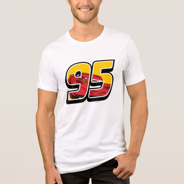 T-shirt En Tri-matière Voitures 3 | Lightning McQueen Go 95 (Recto)