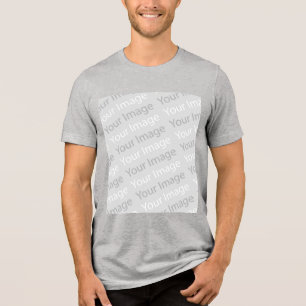 T-shirt En Tri-matière Votre image Premium Bella Canvas Tri-Blend T-shirt