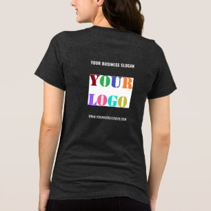 T-shirt En Tri-matière Votre nom de logo de société Info Marque Promotion