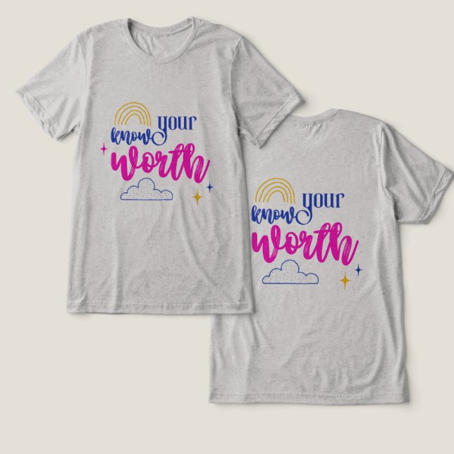 T-shirt En Tri-matière #VotrePropreVéritéT-Chemise (Design Recto & Verso)