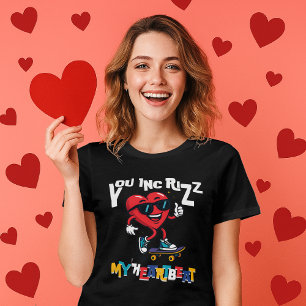 T-shirt En Tri-matière Vous Inc Rizz mon Ryocard - Joli cœur de skateboar