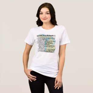 T-shirt En Tri-matière Vous pourriez être un Michigander si :