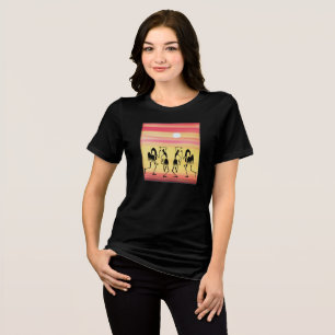 T-shirt En Tri-matière Voyage agréable Vacances d'été Coucher du soleil D