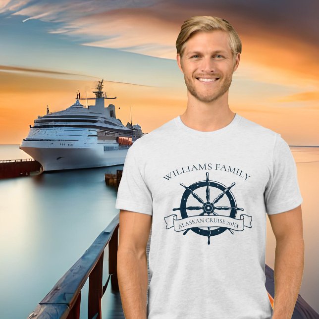 T-shirt En Tri-matière Voyage en bateau de croisière sur mesure en famill (Créateur téléchargé)