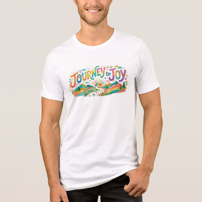 T-shirt En Tri-matière Voyage vers la joie  (Recto)