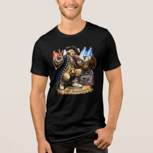 T-shirt En Tri-matière Washington Rappeur Hip Hop 4 juillet