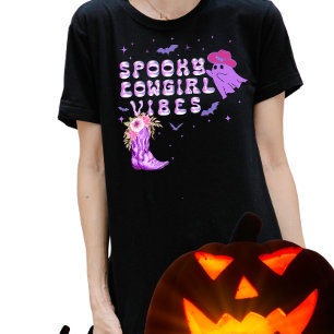 T-shirt En Tri-matière Western Cowgirl Style "Éffrayant Cowgirl Vibes"
