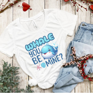 T-shirt En Tri-matière Whale You Be Mine Whale Pun Love
