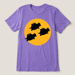 T-shirt En Tri-matière WHEN PIGS FLY ACROSS the MOON by Sandra Boynton