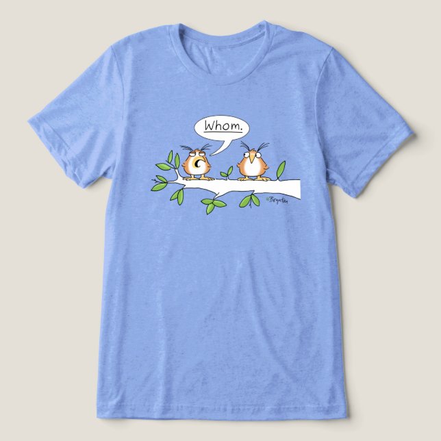 T-shirt En Tri-matière WHOM T-shirt de Sandra Boynton (Design Recto)