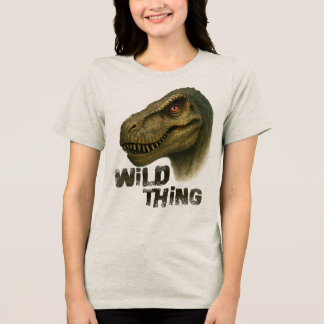 T-shirt En Tri-matière Wild Thing -conception de Maaya_Prints, Femmes