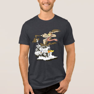 T-SHIRT  EN TRI-MATIÈRE WILE E. COYOTE™