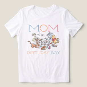 T-shirt En Tri-matière Winnie le pique-nique Pooh - Maman de Birthaday Bo