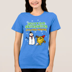 T-shirt En Tri-matière Winter Wonderland avec Little Miss Sunshine