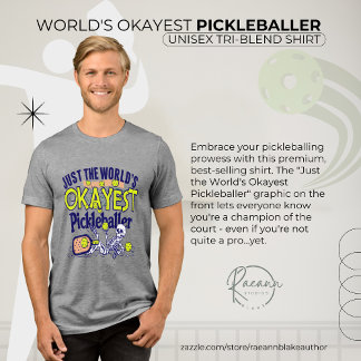 T-shirt En Tri-matière World's Okayest Pickleballer Unisex 