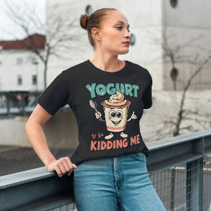 T-shirt En Tri-matière Yaourt Pour M'Enrayer - Drôle Jeu De Yaourt