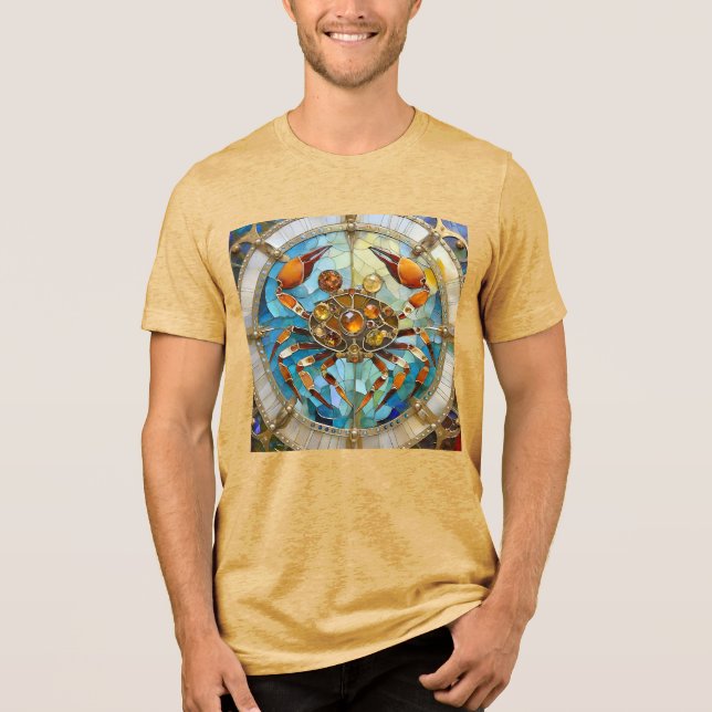 T-shirt En Tri-matière Zodiaque - Cancer Le Crabe (Recto)
