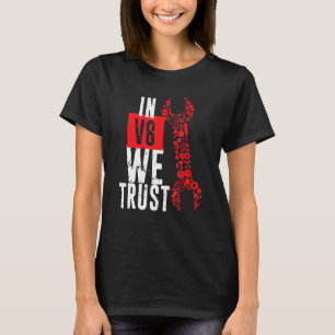 T-shirt En V8, nous faisons confiance à papa mécanicien en