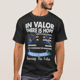 T-shirt En Valor Il y a de l'espoir La police nationale se