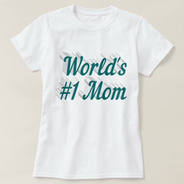 T-shirt en vert maman (Design devant)