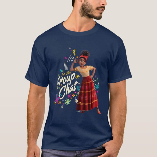 T-shirt Encanto | Dolores - Dans Le Conversation De Groupe (Devant)