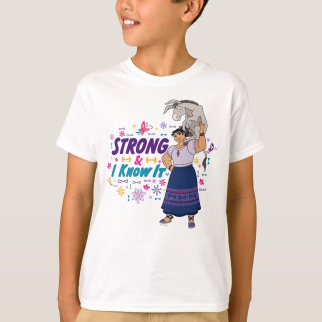 T-shirt Encanto | Luisa - Strong & I Know It (Devant)