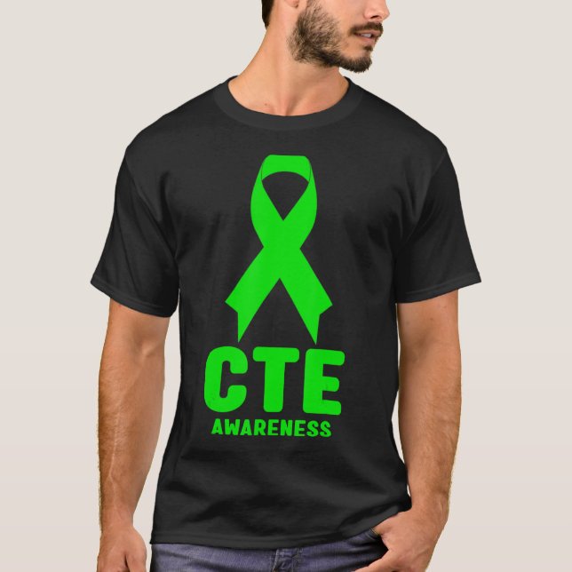 T-shirt Encéphalopathie traumatique chronique Sensibilisat (Devant)